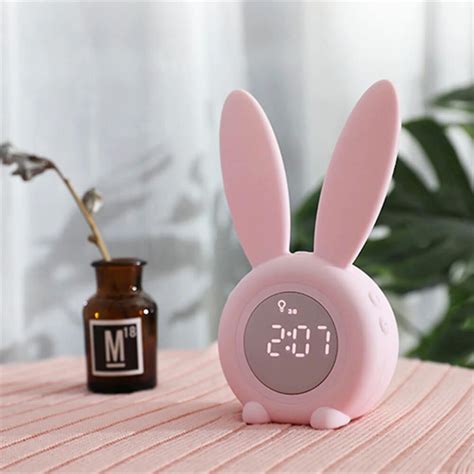 Rabbit Ear Alarm Clock - Mounteen | Clock for kids, Kids alarm clock, Cute room decor