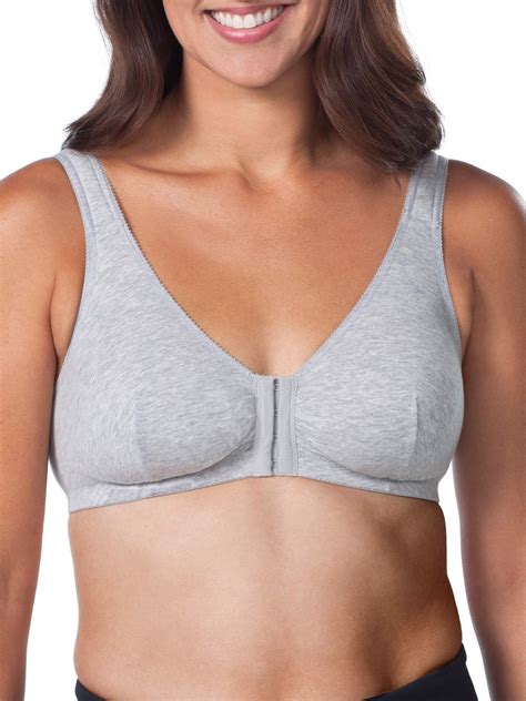 The Meryl - Cotton Front-Closure Comfort & Sleep Bra - Walmart.com