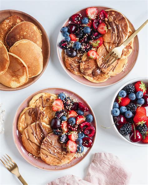 Pancakes protéinés — stoemp it up | Recette | Recette de petit dejeuner, Idée petit déjeuner ...