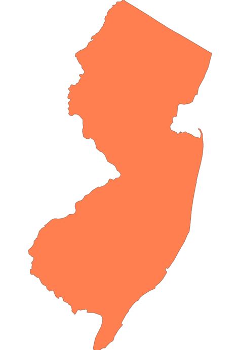New Jersey Blank Template Us State Svg Cut File 65898 - vrogue.co