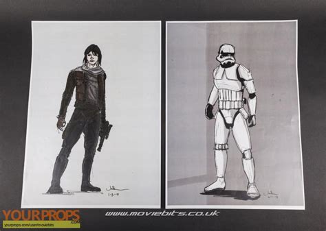 Star Wars: Rogue One Concept Art original prod. artwork