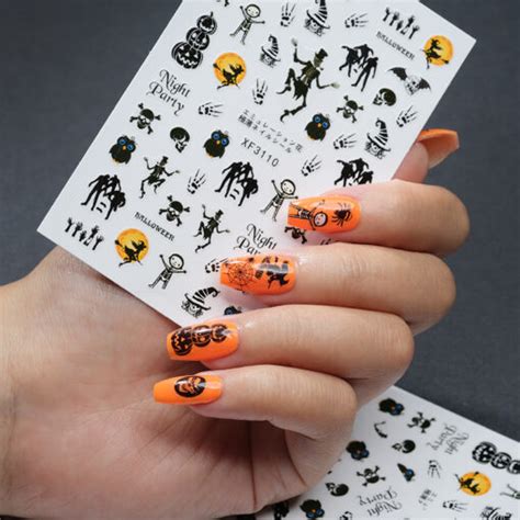Halloween Nail Art Stickers - DND Gel USA