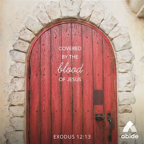 Covered by the Blood - Exodus 12:13 | Abide