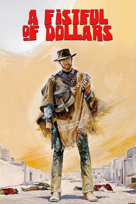 click image to watch A Fistful of Dollars (1964) | Plakat, Ilustracje