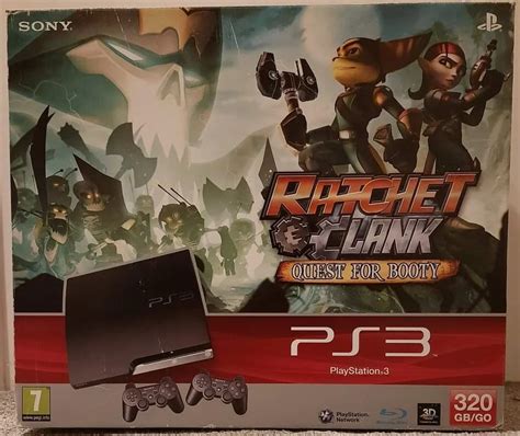 Sony PlayStation 3 Slim Ratchet & Clank Quest for Booty Bundle ...