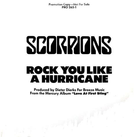 Scorpions – Rock You Like A Hurricane (1984, Vinyl) - Discogs