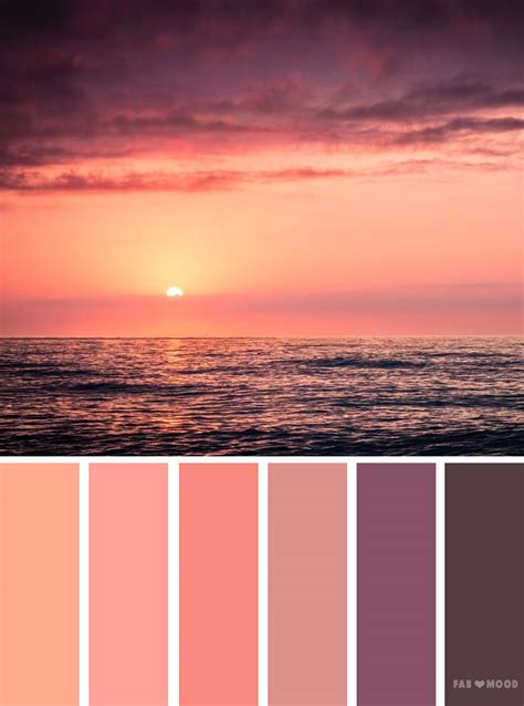 Sunset Colors Palette Ocean Sunset Color Palette Get - vrogue.co