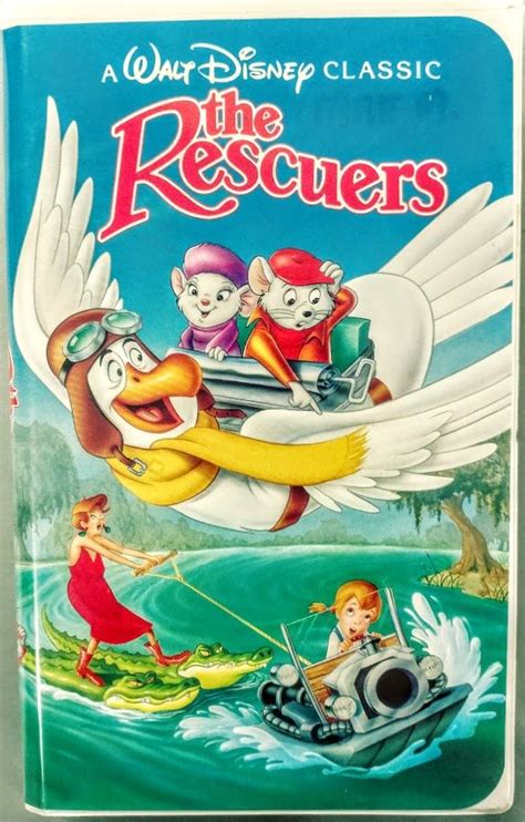 VHS: Walt Disney Classic THE RESCUERS (Black Diamond Edition) Rare!