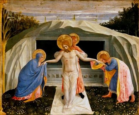 JESUS' BODY PLACED IN THE TOMB: FAMOUS PAINTINGS