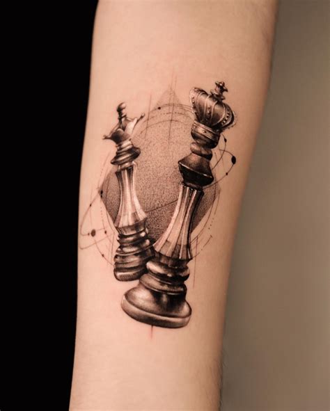 30+ Eye-Catching Chess Tattoo Ideas for Fans of the Royal Game - Luv68