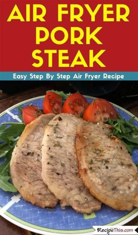 Recipe This | Air Fryer Pork Steak | Recipe | Pork steak, Pork steak ...