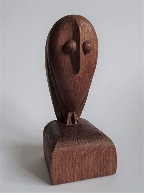 Uil - Art Deco houten sculptuur - Catawiki