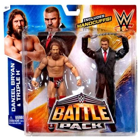 WWE Battle Pack Series "Daniel Bryan vs. Triple H" Action Figure ...