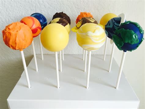 Solar System Cake Pops | Planet Cake Pops | Cake pop displays, Cake pop designs, Cake pops