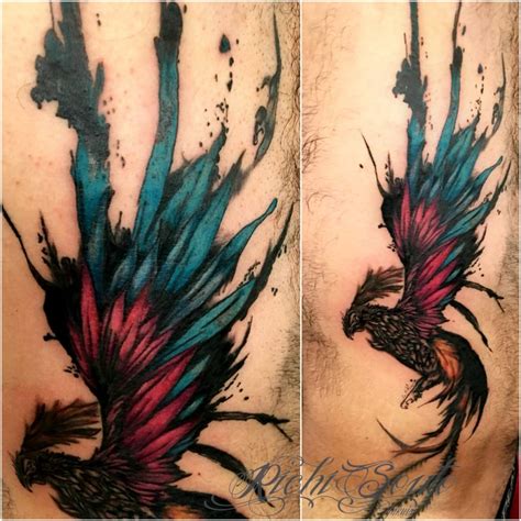 phoenix | Phoenix feather tattoos, Neck tattoo, Birds tattoo