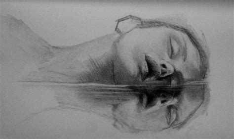 unfinished water reflection drawing | Reflection drawing, Reflection ...