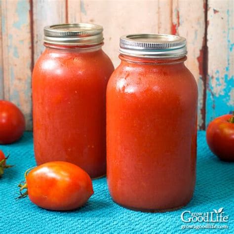 Canning Tomato Puree