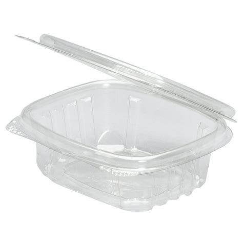 Genpak Clear Hinged 8 oz. Deli Food Containers with Lids, 100 count, (Pack of 2) - Walmart.com ...