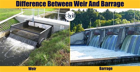 Difference Between Weir And Barrage | Engineering Discoveries