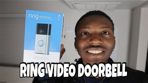 RING VIDEO DOORBELL SECURITY CAMERA INSTALLATION - YouTube