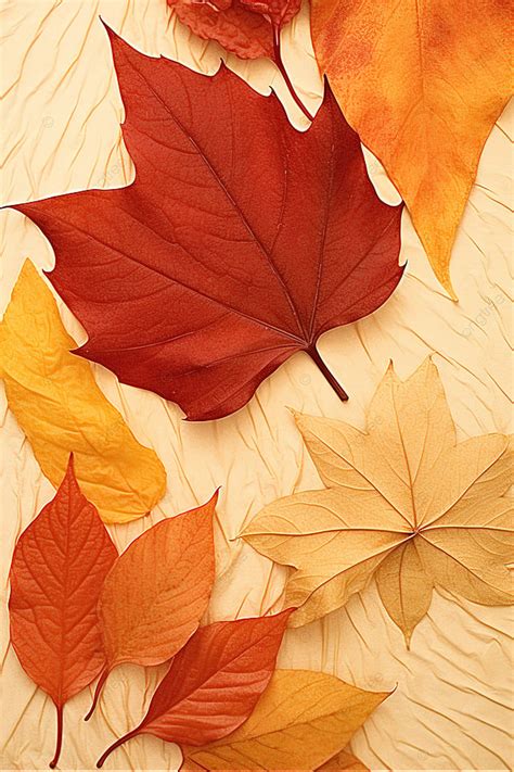 Fall Leaves In The Evening Background Wallpaper Image For Free Download ...