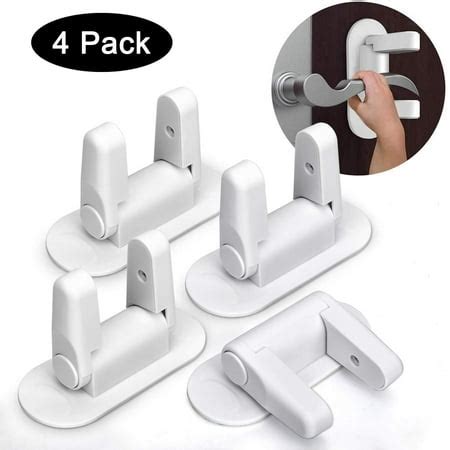 4 Pack Door Lever Lock for Child Safety,Amerteer 2019 Upgrade Baby Safety Locks,Child Proof Door ...