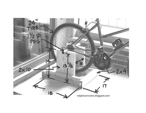 Plans For A DIY Exercise Bike Stand