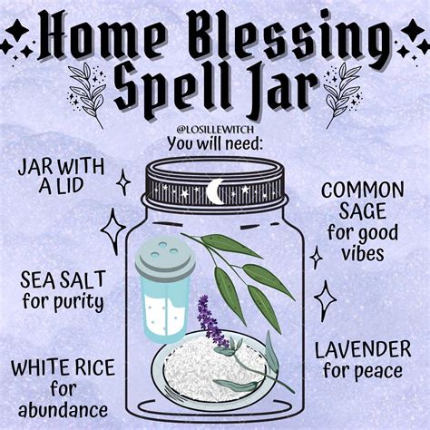 Losille’s Coven | Lucia Quinto on Instagram: "Home Blessing Spell Jar 🏛🔮 Use it for blessing ...