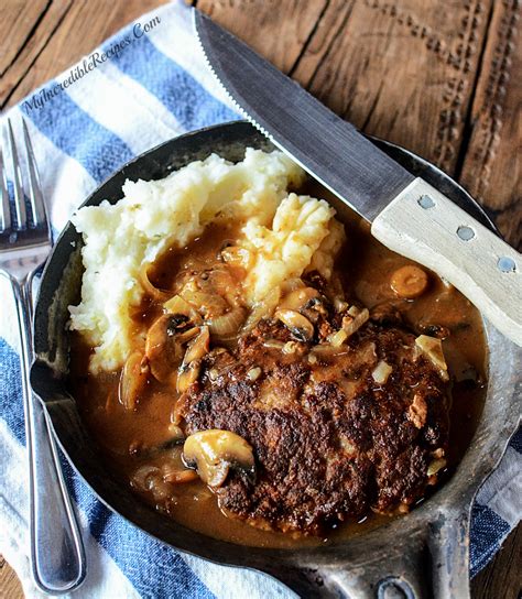 Southern Hamburger Steaks with Onion Mushroom Gravy! - My Incredible ...