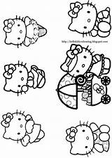 HELLO KITTY COLORING PAGES sketch template