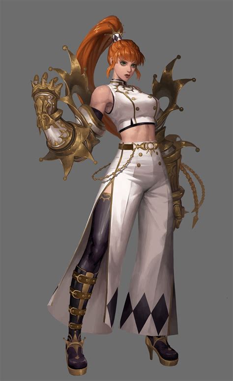 ArtStation - 서커스 컨셉1, YJ Oh | Female character design, Fantasy art ...