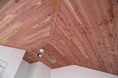 How to Install a Cedar Planked Ceiling - Love & Renovations