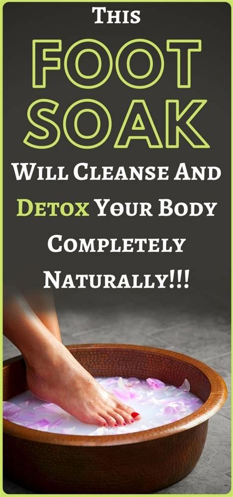 This 5 Ingredient Foot Soak Will Detox Your Body | Healthy Logy