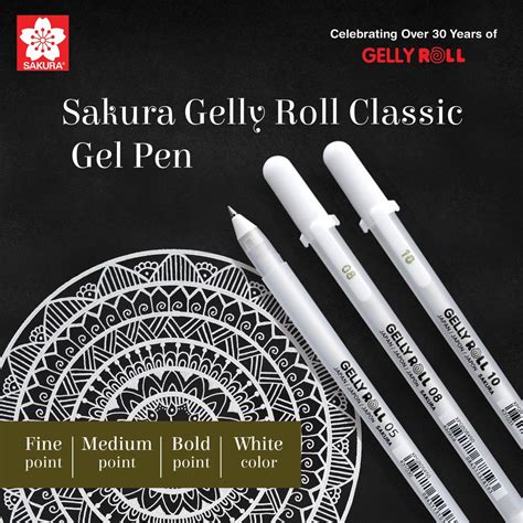 Gelly Roll White Pens Open Stock - Sitaram Stationers