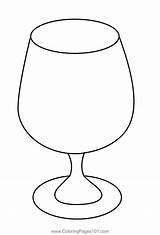 Stylish Wine Glass Coloring Page For Kids  Free Crocodile Printable sketch template
