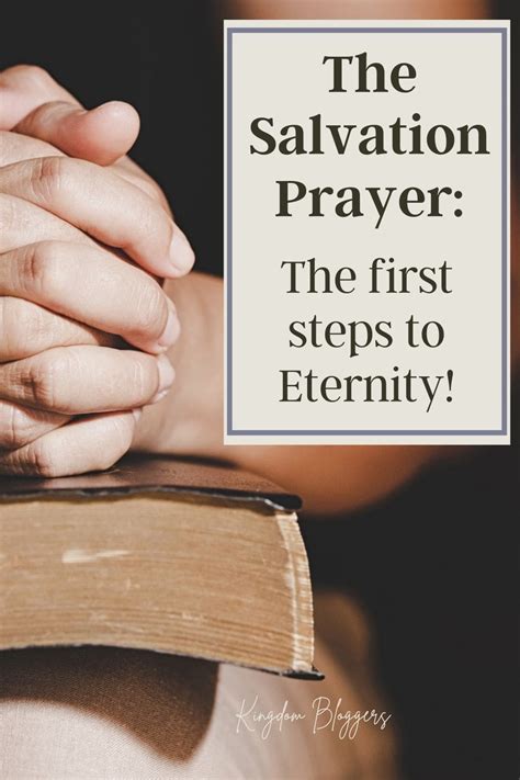 The Salvation Prayer - Plus Free Printable