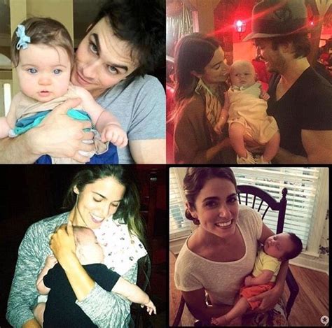 Ian and Nikki with babies | Ian somerhalder vampire diaries, Ian and ...