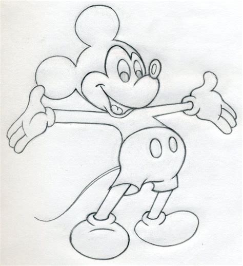 Draw Mickey Mouse | Mickey mouse drawings, Mouse drawing, Mickey drawing