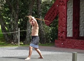 Waitangi Treaty House Marae. Maori man giving a traditiona… | Flickr