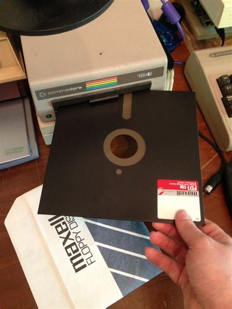 An 8-inch floppy disk is HUGE : geek