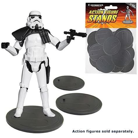 Action Figure Stands 25-Pack - Gray - Walmart.com