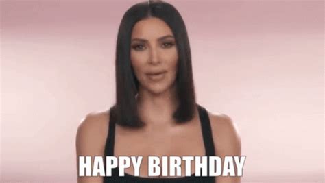 Happy Birthday Kim Kardashian Greeting GIF | GIFDB.com