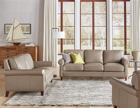 Algarve Leather Sofa And Loveseat Set | Cabinets Matttroy