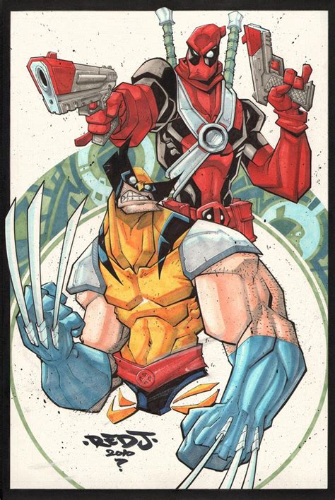 Deadpool y Wolverine :: Copics | Deadpool fan art, Comic books art ...