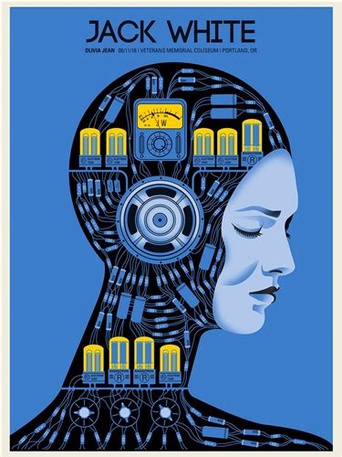 Jack White Concert Poster by Methane Studios