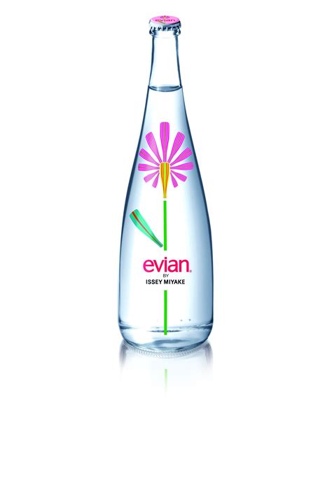 evian Design Edition Issey Miyake 2011 | Bottle design, Water bottle ...