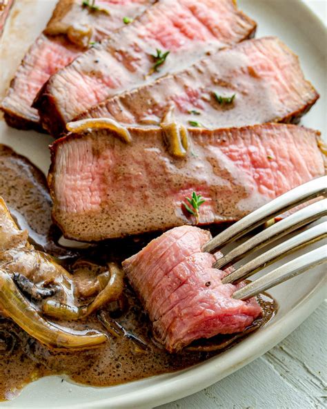 Filet Mignon Recipe in Mushroom Sauce - CheekyKitchen