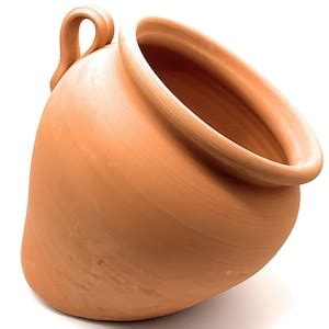 Tilted Ceramic Plant Pot Outdoor Angled Terracotta Flower Pot - Etsy