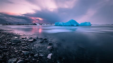 Sunset at the Glacier Lagoon - Iceland - Seascape photogra… | Flickr