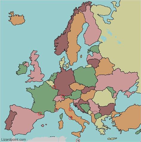 clickable map quiz of Europe countries | Map quiz, Geography quizzes, Europe quiz